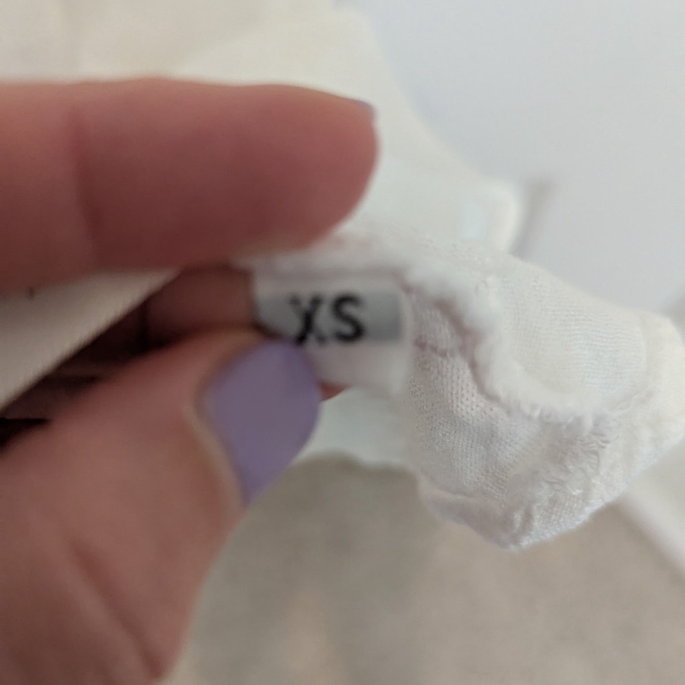 Cloth & Stone White Ruffled dress - Picture 4 of 4